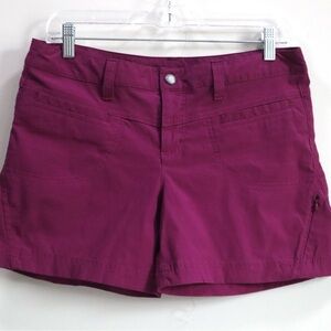 Athleta Purple Magenta Bermuda‎ Shorts Slim Fit for Women’s Size 8